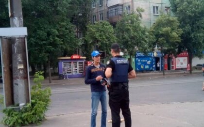 В Кривом Роге уличный проповедник агитировал против гомосексуализма (Видео)