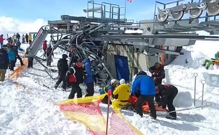 В «мясорубке» в Гудаури пострадало двое украинцев (Фото/Видео)